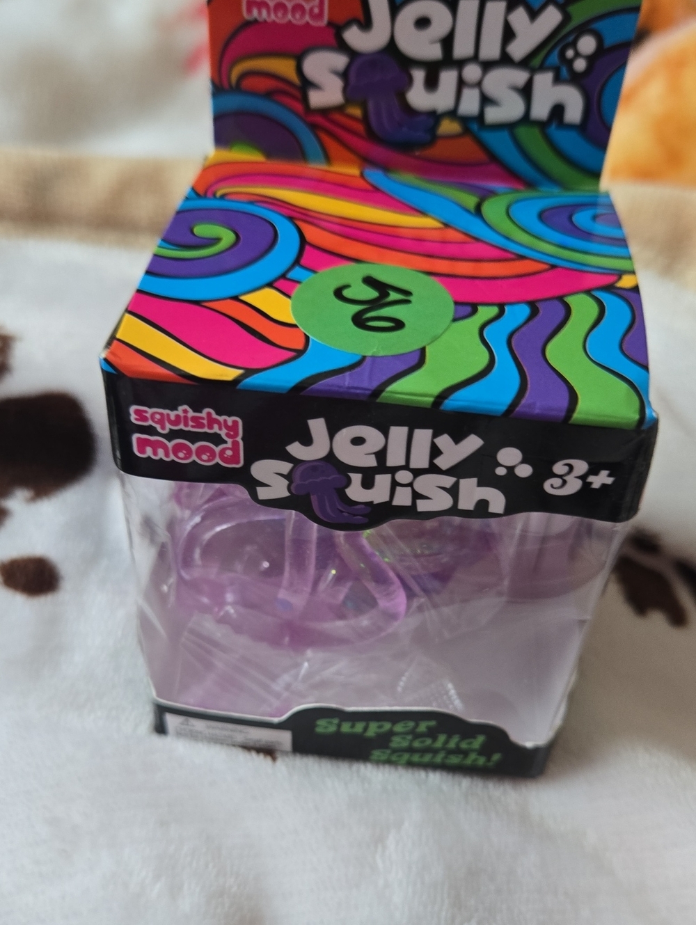 Squishy MoodJellyfish, Bath & Body Toy - Purple